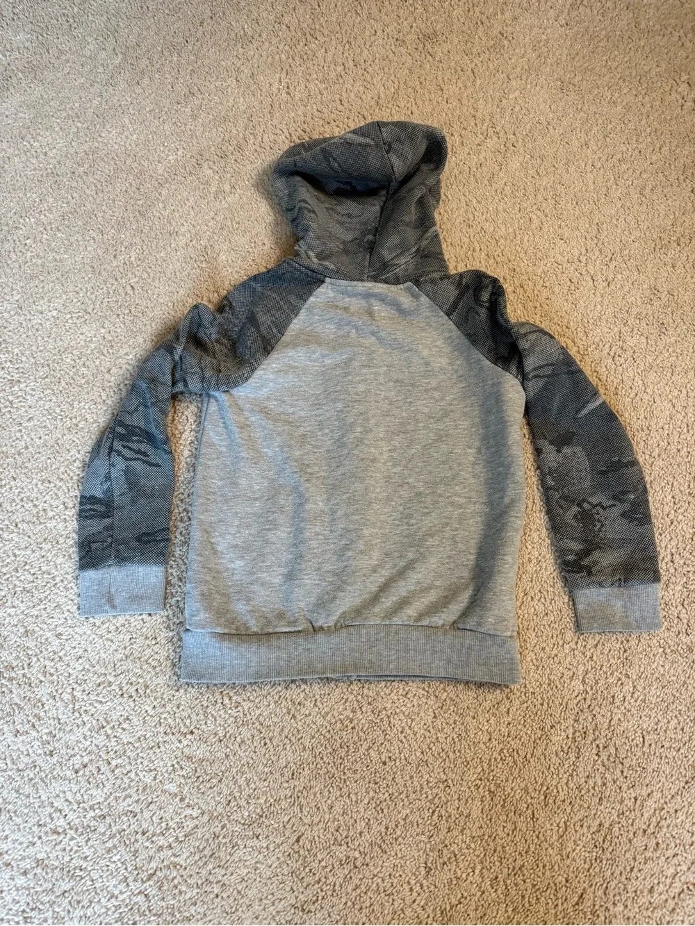 Under Armour Grey Zip-Up Hoodie with Black Logo